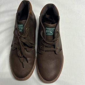 Polo Ralph Lauren Kids Boy's Wyse (Little Kid) Chocolate Burnished/Gum size 3